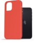 Telefon tok AlzaGuard Premium Liquid Silicone Case iPhone 12 mini piros tok - Kryt na mobil