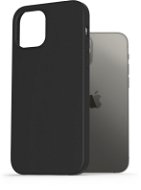 AlzaGuard Premium Liquid Silicone Case pre iPhone 12/12 Pro čierne - Kryt na mobil