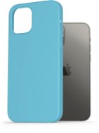 AlzaGuard Premium Liquid Silicone Case for iPhone 12/12 Pro Blue - Phone Cover