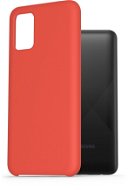 AlzaGuard Premium Liquid Silicone Case Samsung Galaxy A02s piros tok - Telefon tok