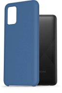 AlzaGuard Premium Liquid Silicone Case Samsung Galaxy A02s kék tok - Telefon tok