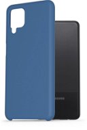 AlzaGuard Premium Liquid Silicone Case pre Samsung Galaxy A12 modré - Kryt na mobil