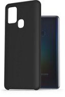 AlzaGuard Premium Liquid Silicone Case pre Samsung Galaxy A21s čierne - Kryt na mobil