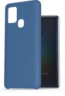 AlzaGuard Premium Liquid Silicone Case for Samsung Galaxy A21s Blue - Phone Cover