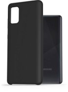 AlzaGuard Premium Liquid Silicone Samsung Galaxy A41 čierne - Kryt na mobil