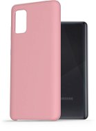 AlzaGuard Premium Liquid Silicone Case Samsung Galaxy A41 rózsaszín tok - Telefon tok
