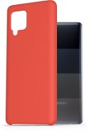 AlzaGuard Premium Liquid Silicone Samsung Galaxy A42/A42 5G červený - Kryt na mobil
