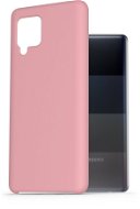 AlzaGuard Premium Liquid Silicone Case for Samsung Galaxy A42 / A42 5G Pink - Phone Cover