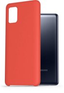 AlzaGuard Premium Liquid Silicone Samsung Galaxy A51 červené - Kryt na mobil