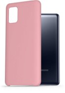 AlzaGuard Premium Liquid Silicone Case for Samsung Galaxy A51 Pink - Phone Cover