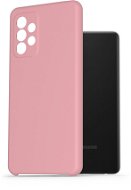 AlzaGuard Premium Liquid Silicone Case for Samsung Galaxy A52 / A52 5G / A52s Pink - Phone Cover