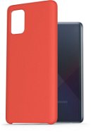 AlzaGuard Premium Liquid Silicone Case for Samsung Galaxy A71 Red - Phone Cover