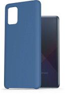 AlzaGuard Premium Liquid Silicone Case for Samsung Galaxy A71 Blue - Phone Cover