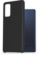 Telefon tok AlzaGuard Premium Liquid Silicone Case Samsung Galaxy S20 FE fekete tok - Kryt na mobil