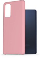AlzaGuard Premium Liquid Silicone Case for Samsung Galaxy S20 FE Pink - Phone Cover