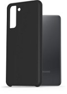AlzaGuard Premium Liquid Silicone Case for Samsung Galaxy S21 5G Black - Phone Cover