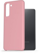 AlzaGuard Premium Liquid Silicone Case for Samsung Galaxy S21 5G Pink - Phone Cover