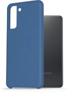 AlzaGuard Premium Liquid Silicone Case Samsung Galaxy S21 5G kék tok - Telefon tok