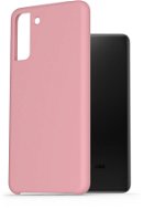 AlzaGuard Premium Liquid Silicone Case Samsung Galaxy S21+ 5G rózsaszín tok - Telefon tok