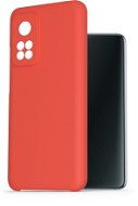 AlzaGuard Premium Liquid Silicone Case for Xiaomi Mi 10T/10T Pro Red - Phone Cover