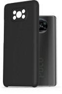 AlzaGuard Premium Liquid Silicone Case Xiaomi POCO X3 fekete tok - Telefon tok