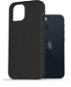 AlzaGuard Premium Liquid Silicone Case iPhone 13 Mini fekete tok - Telefon tok
