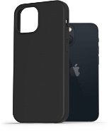 AlzaGuard Premium Liquid Silicone Case for iPhone 13 Mini, Black - Phone Cover