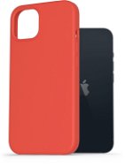 AlzaGuard Premium Liquid Silicone Case for iPhone 13, Red - Phone Cover