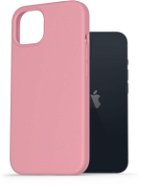 AlzaGuard Premium Liquid Silicone Case for iPhone 13, Pink - Phone Cover