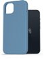 AlzaGuard Premium Liquid Silicone Case iPhone 13 kék tok - Telefon tok