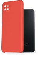 AlzaGuard Premium Liquid Silicone Case for Samsung Galaxy A22 5G Red - Phone Cover