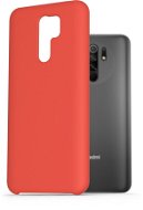AlzaGuard Premium Liquid Silicone Case for Xiaomi Redmi 9 Red - Phone Cover