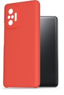 AlzaGuard Premium Liquid Silicone Case for Xiaomi Redmi Note 10 Pro Red - Phone Cover