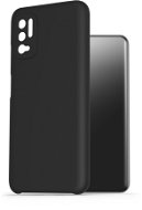 AlzaGuard Premium Liquid Silicone Case Xiaomi Redmi Note 10 5G fekete tok - Telefon tok