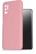 AlzaGuard Premium Liquid Silicone Case for Xiaomi Redmi Note 10 5G Pink - Phone Cover