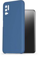 AlzaGuard Premium Liquid Silicone Case Xiaomi Redmi Note 10 5G kék tok - Telefon tok