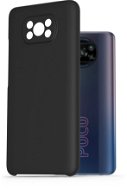 AlzaGuard Premium Liquid Silicone Case for POCO X3 Pro Black - Phone Cover
