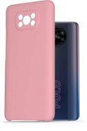 AlzaGuard Premium Liquid Silicone Case for POCO X3 Pro Pink - Phone Cover