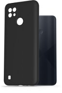 AlzaGuard Premium Liquid Silicone Case Realme C21/C21Y fekete tok - Telefon tok
