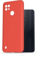 AlzaGuard Premium Liquid Silicone Case for Realme C21/C21Y Red - Phone Cover