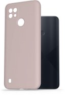 AlzaGuard Premium Liquid Silicone Case for Realme C21/C21Y Pink - Phone Cover