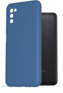 AlzaGuard Premium Liquid Silicone Case Samsung Galaxy A03s kék tok - Telefon tok