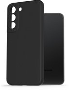 AlzaGuard Premium Liquid Silicone Case a Samsung Galaxy S22 készülékhez - fekete - Telefon tok
