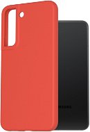 AlzaGuard Premium Liquid Silicone Case a Samsung Galaxy S22 készülékhez - piros - Telefon tok