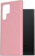 AlzaGuard Premium Liquid Silicone Case for Samsung Galaxy S22 Ultra Pink - Phone Cover