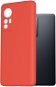 AlzaGuard Premium Liquid Silicone Case a Xiaomi 12 / Xiaomi 12X készülékhez - piros - Telefon tok