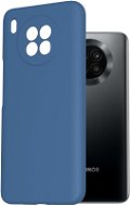 AlzaGuard Premium Liquid Silicone Case for Honor 50 Lite Blue - Phone Cover