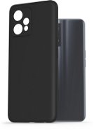 Handyhülle AlzaGuard Premium Liquid Silicone Case für Realme 9/9 Pro+ - schwarz - Kryt na mobil