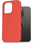 AlzaGuard Premium Liquid iPhone 14 Pro piros szilikon tok - Telefon tok