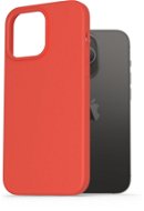 AlzaGuard Premium Liquid Silicone Case na iPhone 14 Pro Max červený - Kryt na mobil